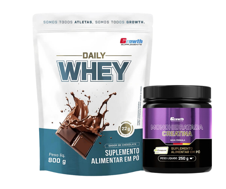 Kit Daily Whey com Creatina Creapure
