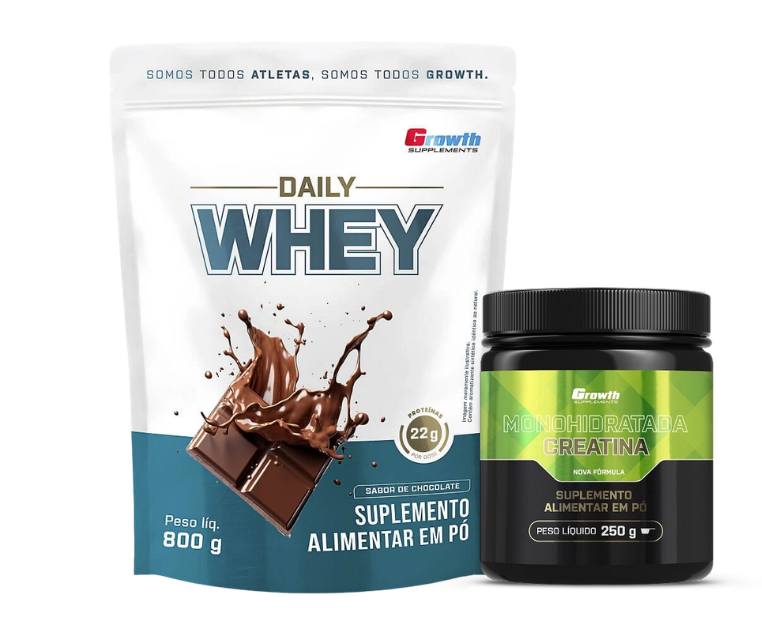 Kit Daily Whey com Creatina Monohidratada